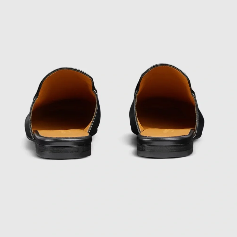 Gucci Princetown Slipper Mule in Black Leather - Picture 6 of 15